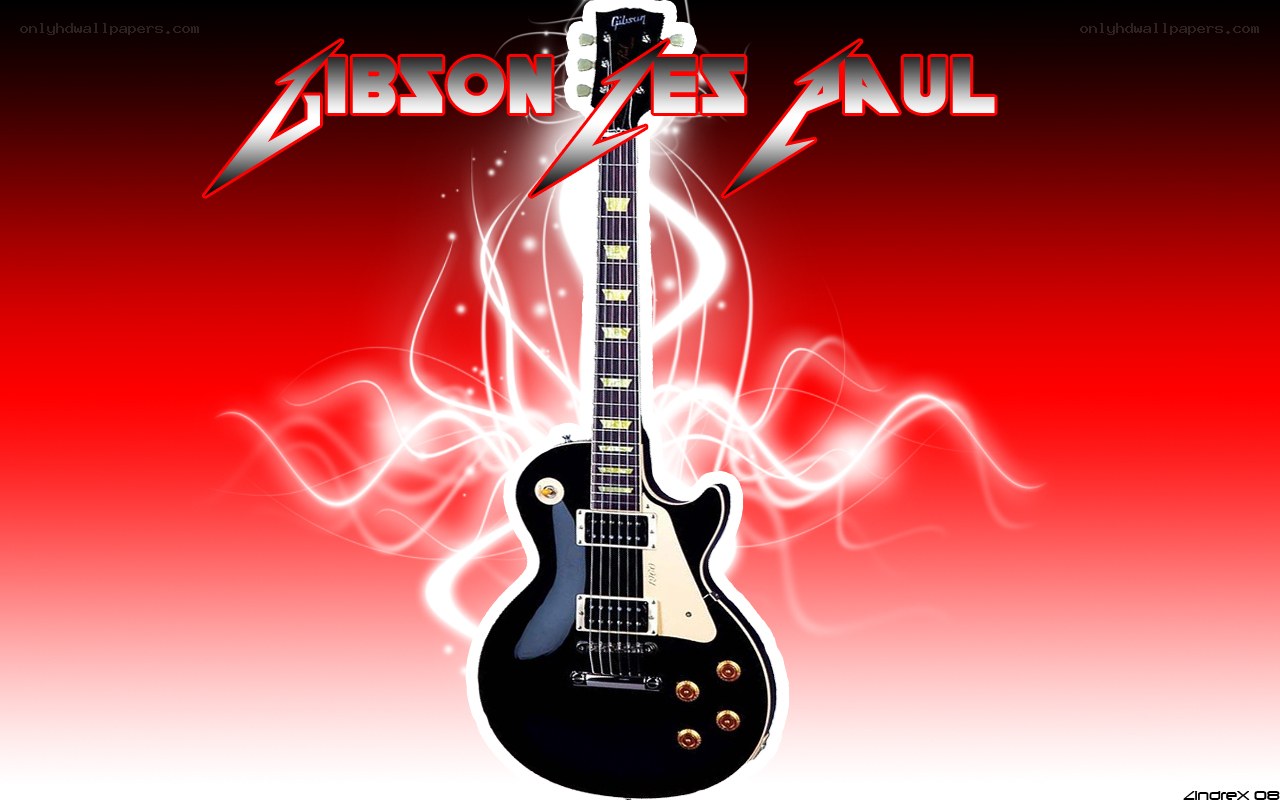 Gibson Les Paul guitar artwork