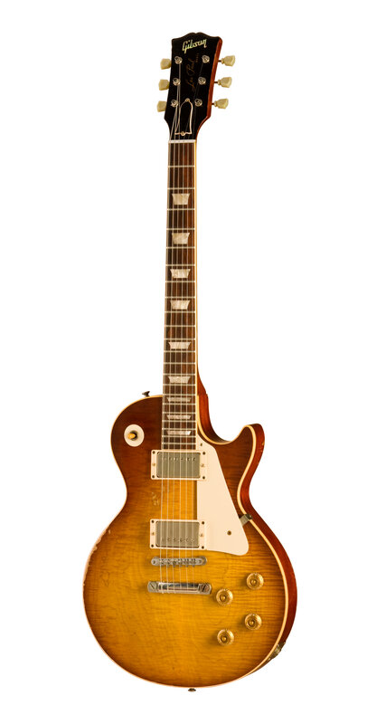 Gibson Les Paul Guitar — Brown, Neutral, Photograph