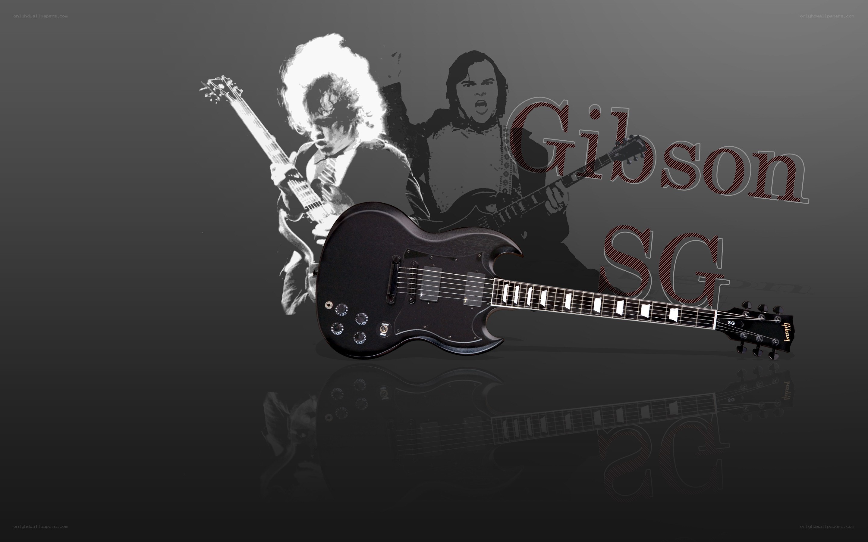 Gibson SG guitar wallpaper