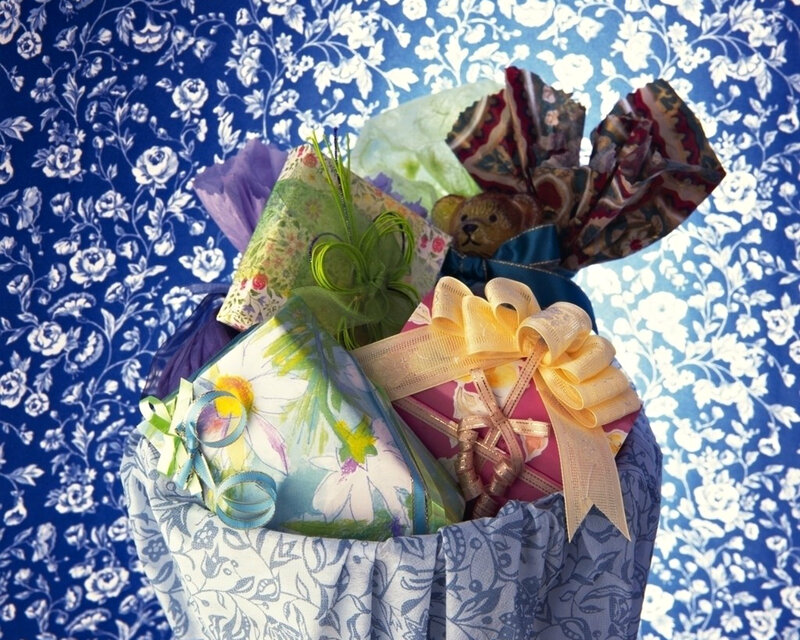 Gift Basket with Teddy Bear