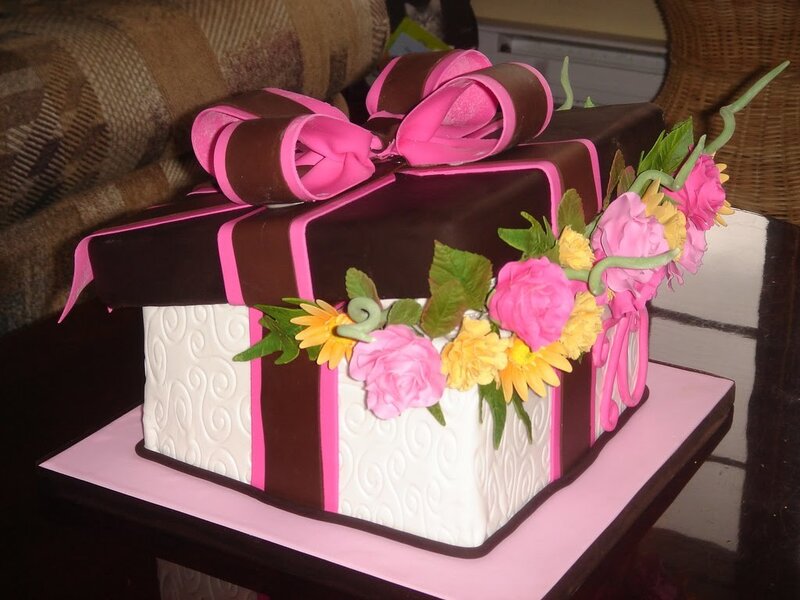 Gift Box Cake
