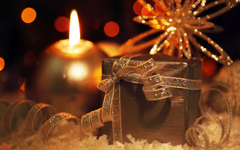 Gift Box with Candle