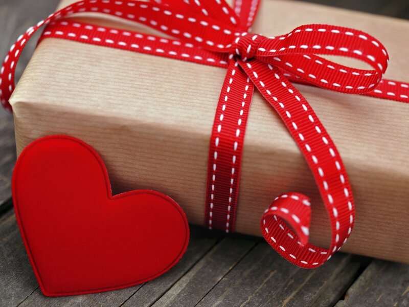 Gift Box with Heart