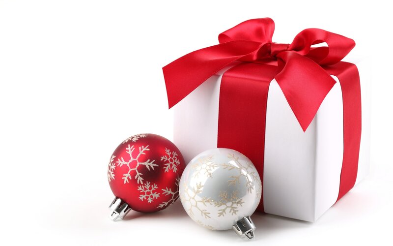 Gift Box with Ornaments
