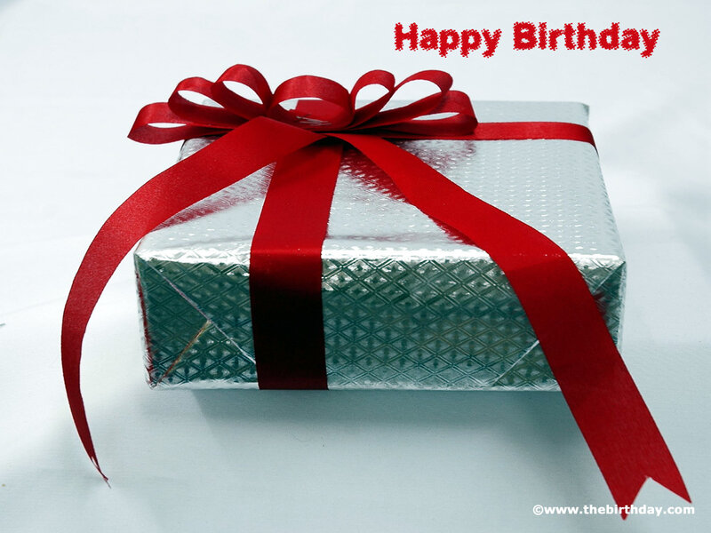 Gift Box with Red Ribbon — Celebratory