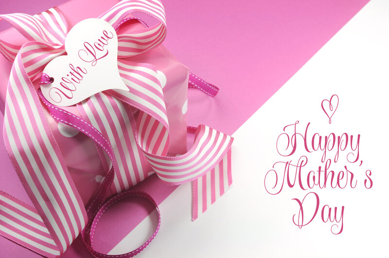 Gift Box with Ribbon — Pink, Celebratory