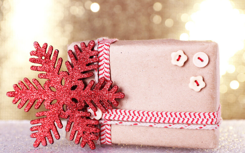 Gift Box with Snowflake
