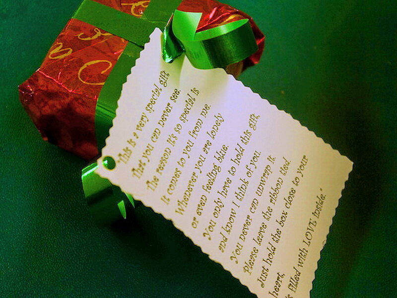 Gift Box with Tag