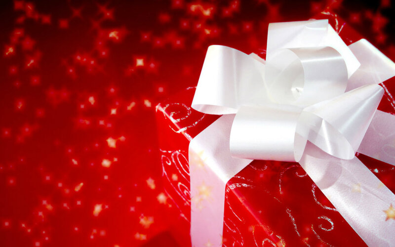 Gift Box with White Bow