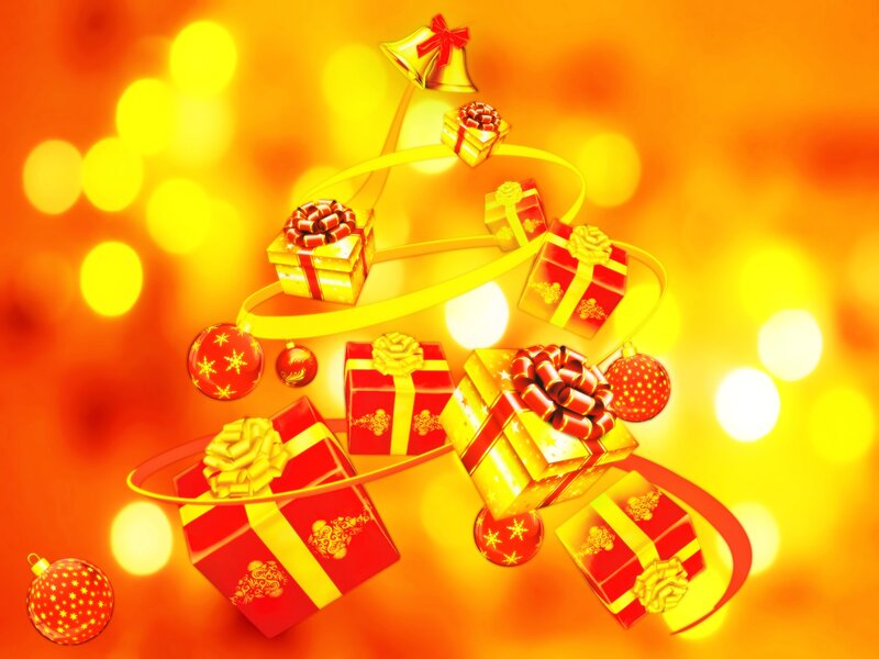 Gift Boxes Forming Tree