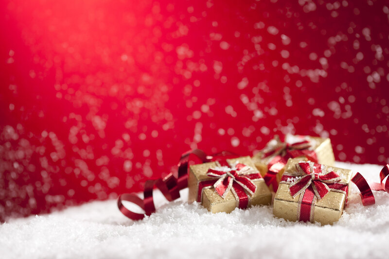 Gift Boxes in Snow