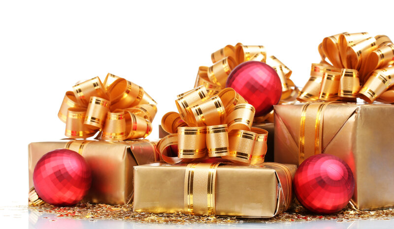 Gift Boxes with Ornaments