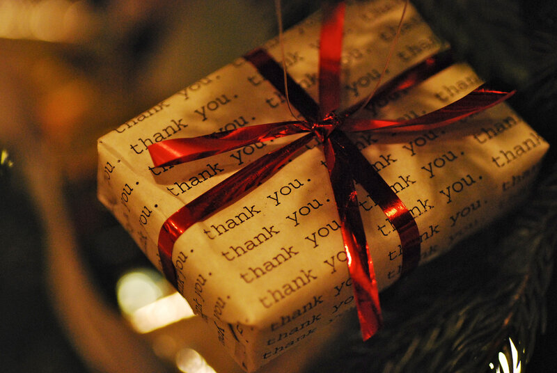 Gift Wrapped in Paper — Brown
