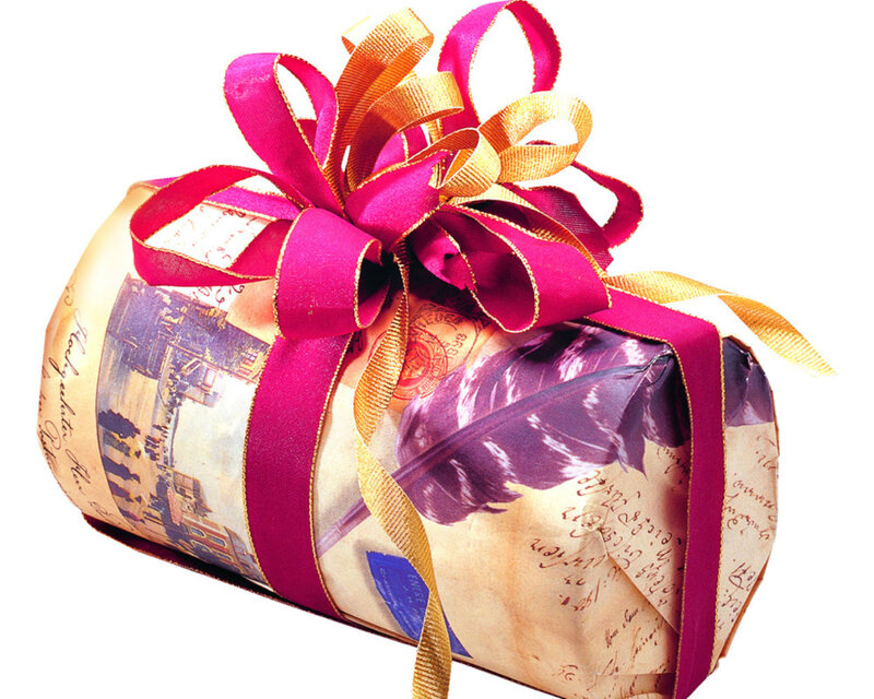 Gift Wrapped in Paper — Pink