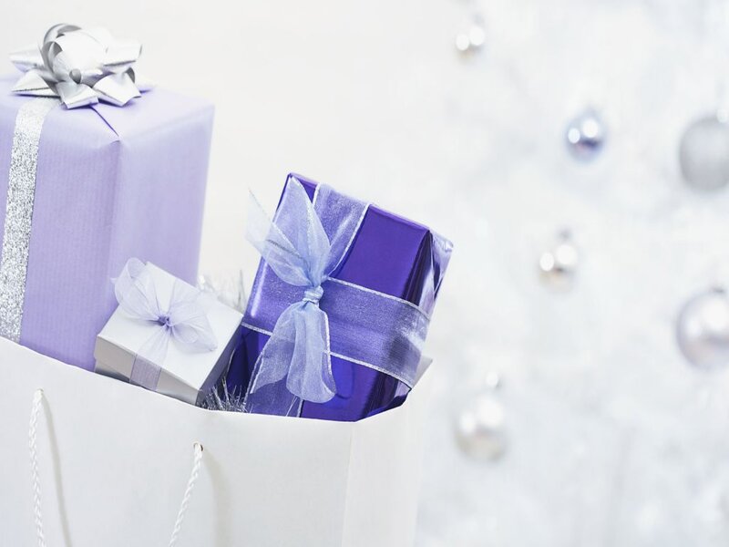 Gifts in a Bag — White