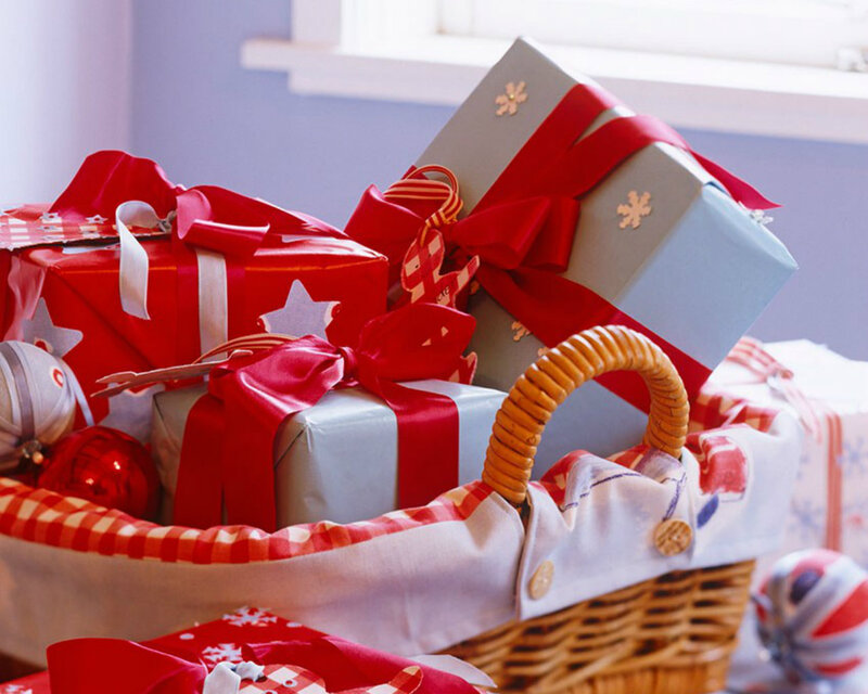 Gifts in a Basket