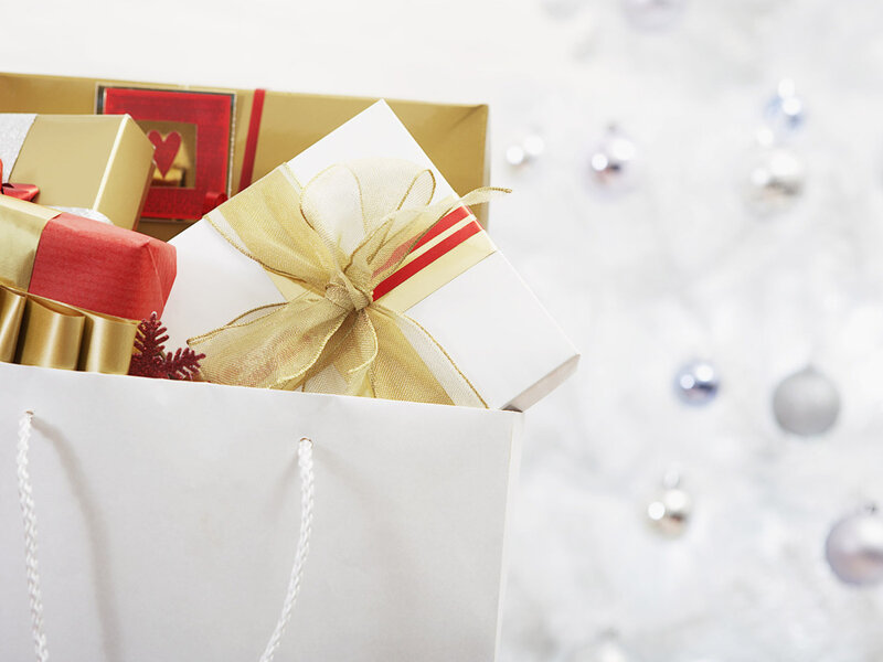 Gifts in a Shopping Bag