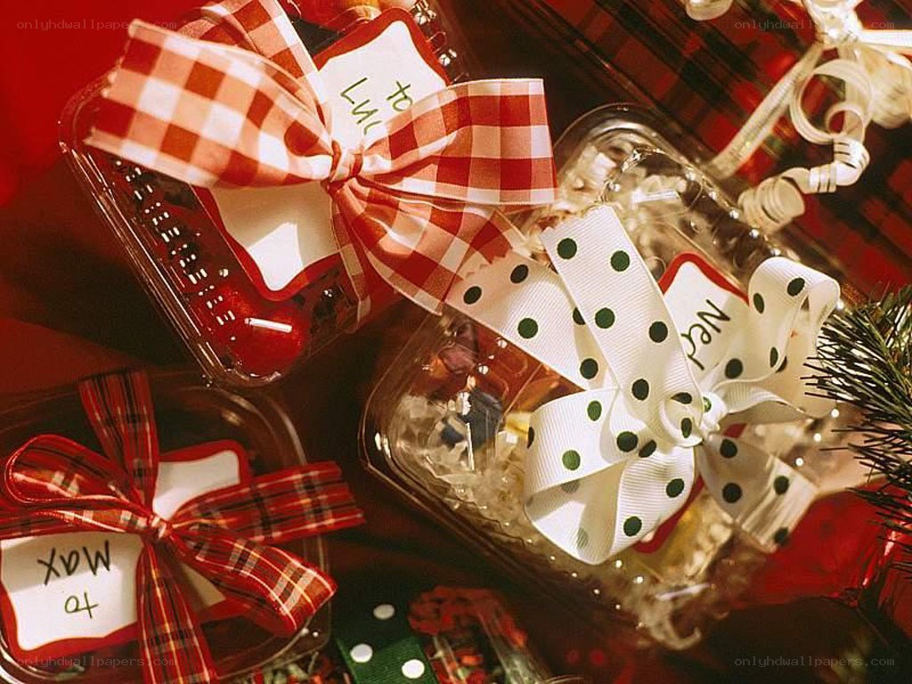 Gifts in glass jars