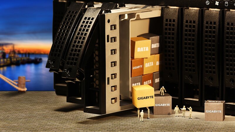 Gigabyte data storage concept