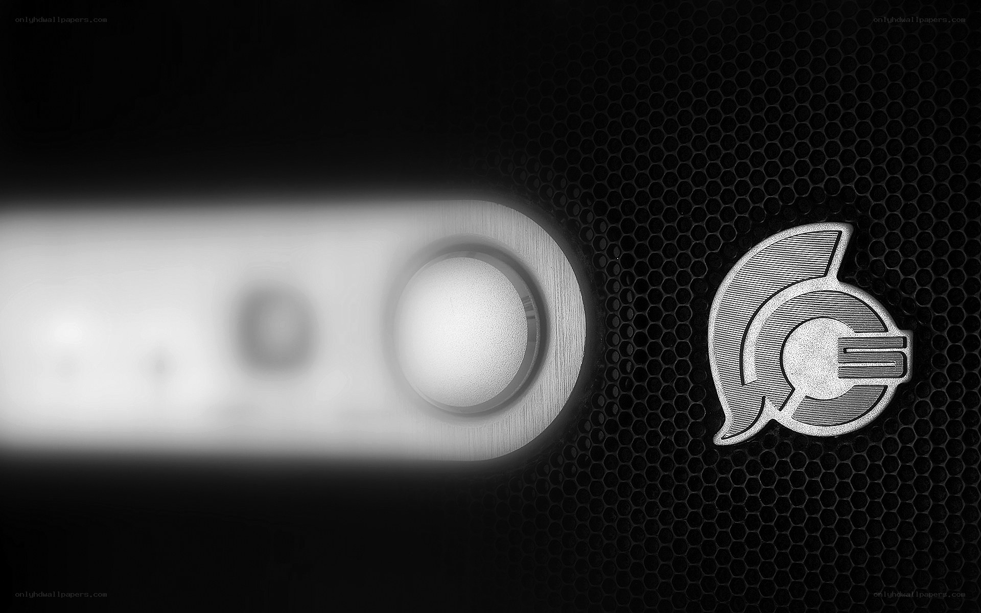 Gigabyte logo on speaker grille