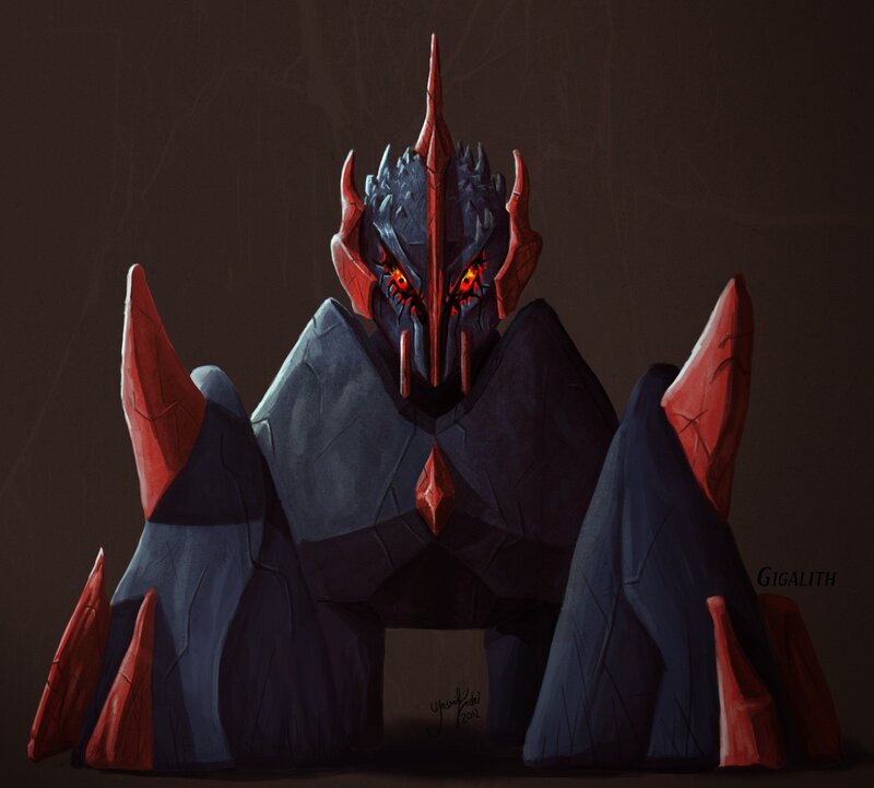 Gigalith creature concept art