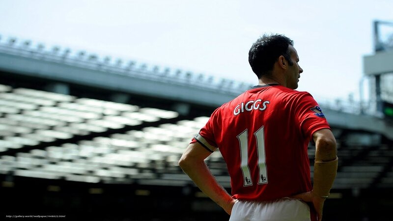 Giggs in red jersey