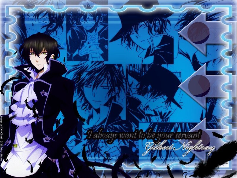 Gilbert Nightray character collage