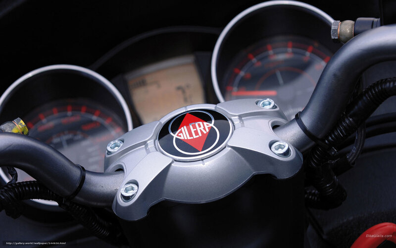 Gilera Motorcycle Dashboard — Black