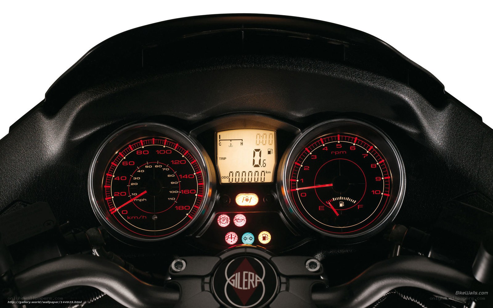 Gilera motorcycle dashboard