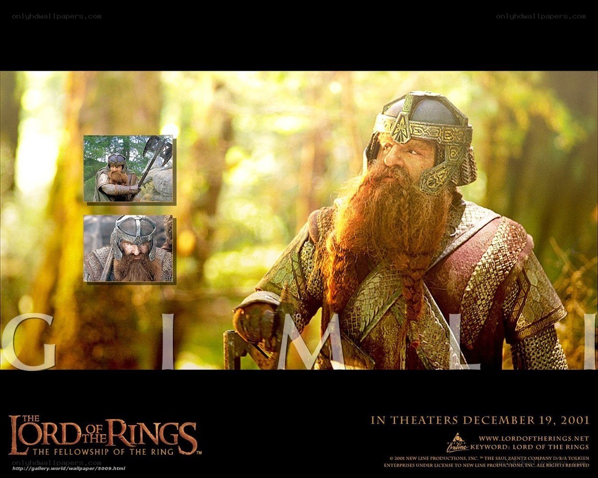 Gimli in the forest