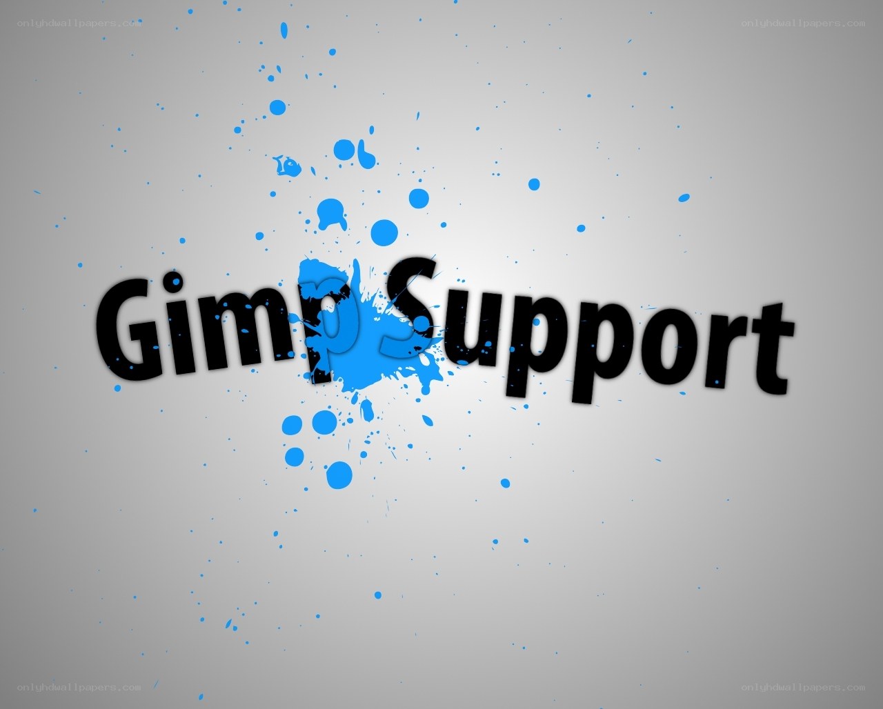 Gimp Support splash screen