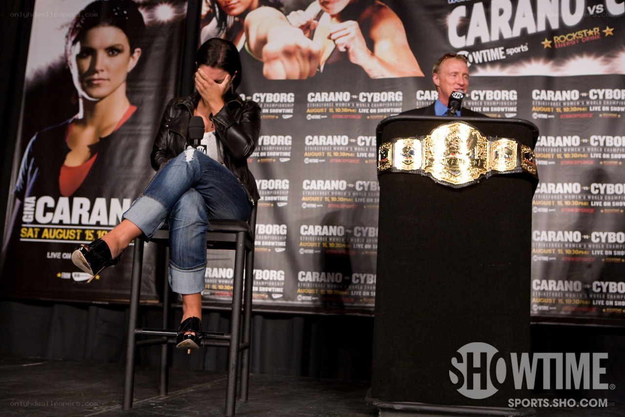 Gina Carano press event