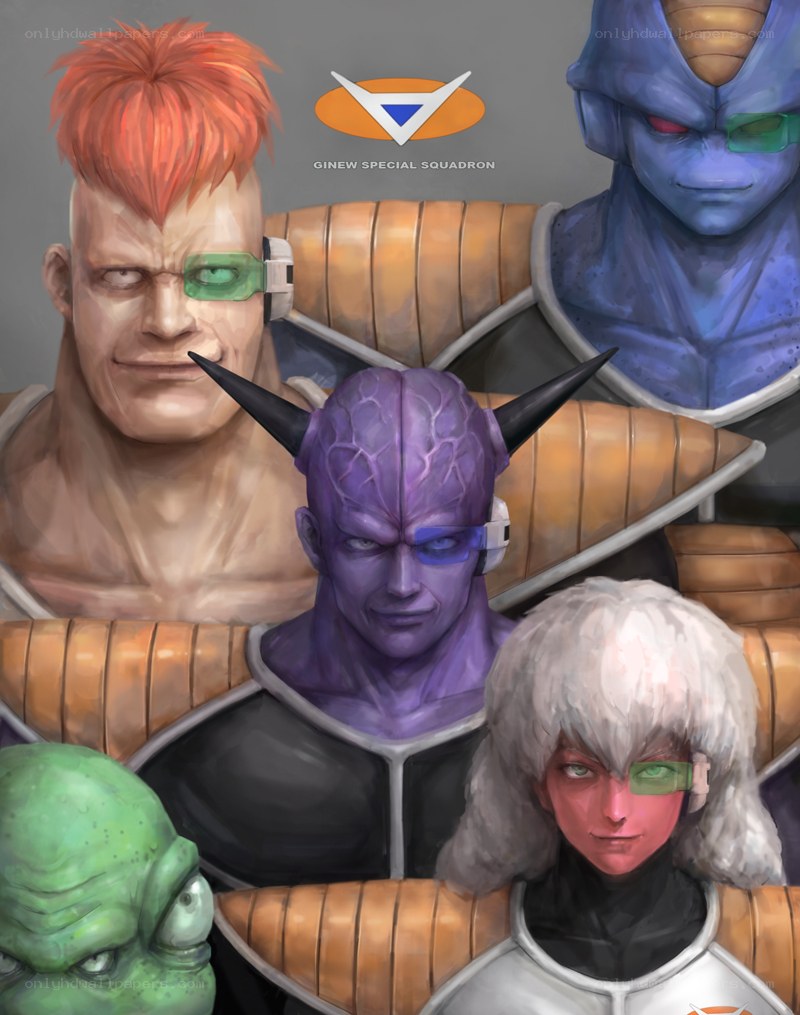 Ginew Special Squadron characters