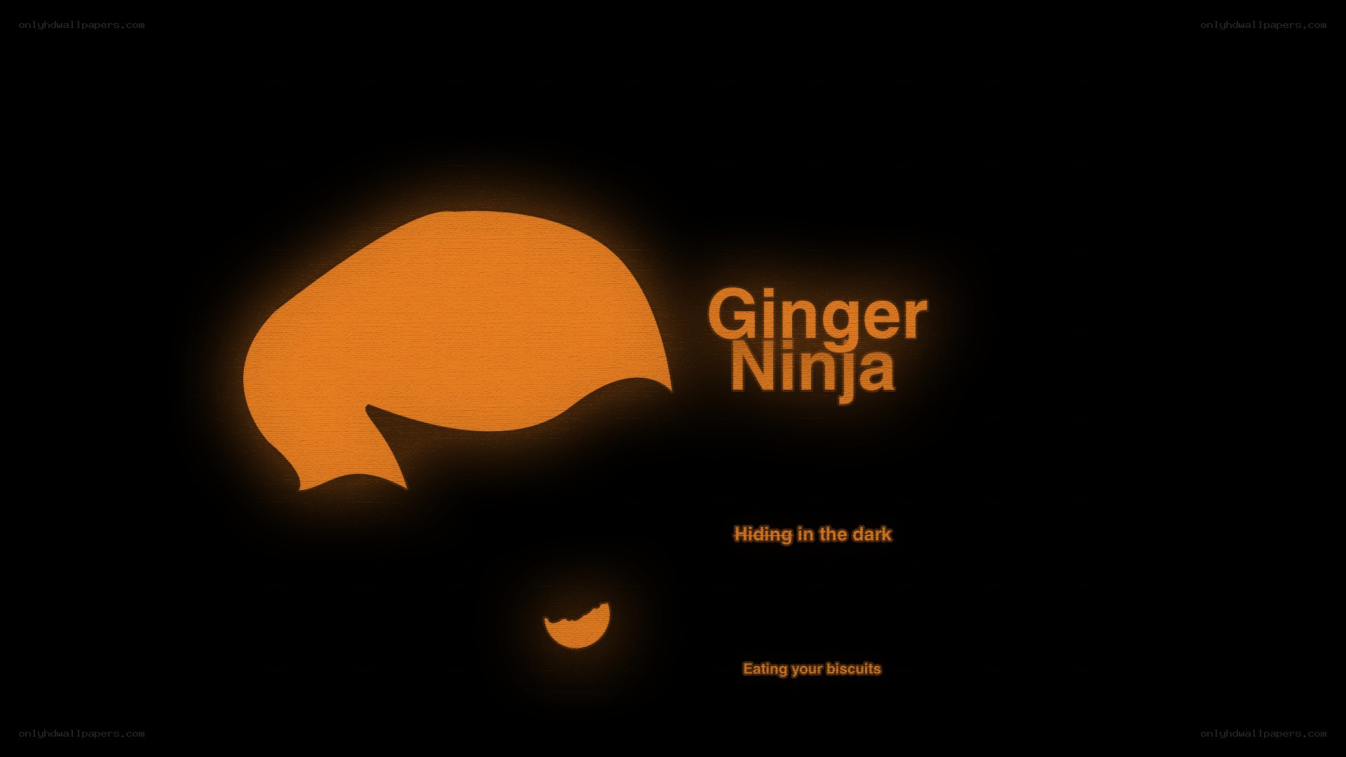 Ginger Ninja game title screen