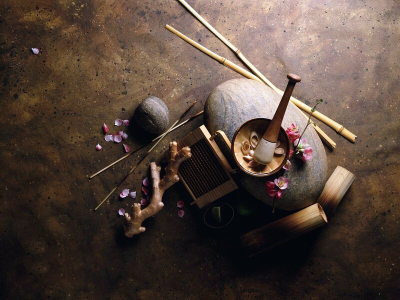 Ginger Root and Mortar — Brown, Serene