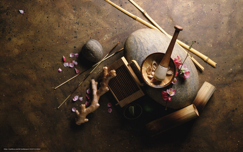 Ginger Root and Mortar — Brown