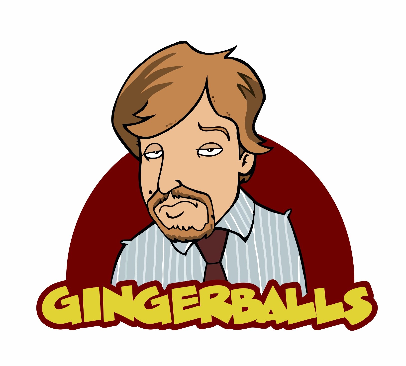 Gingerballs cartoon logo