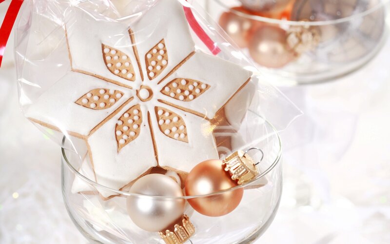 Gingerbread Cookie in Bowl