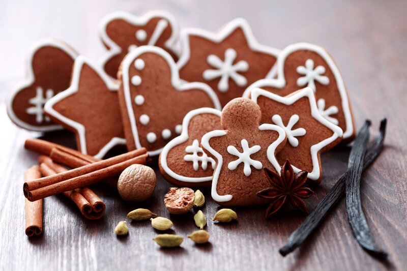 Gingerbread Cookies and Spices