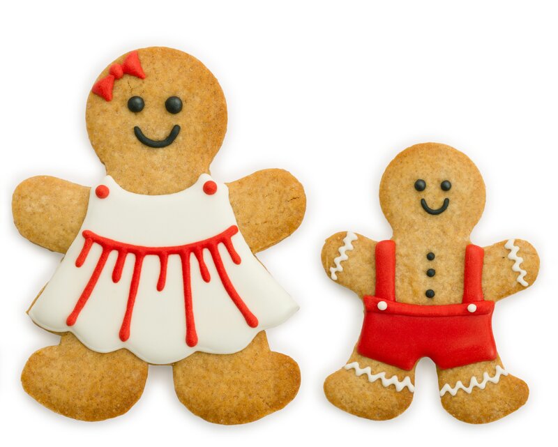 Gingerbread Cookies — Brown, Festive, Winter