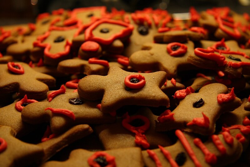 Gingerbread Cookies — Brown, Warm
