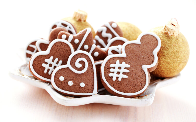Gingerbread Cookies on Plate