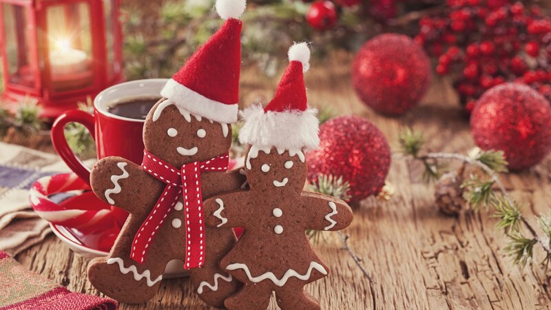 Gingerbread Cookies with Hats