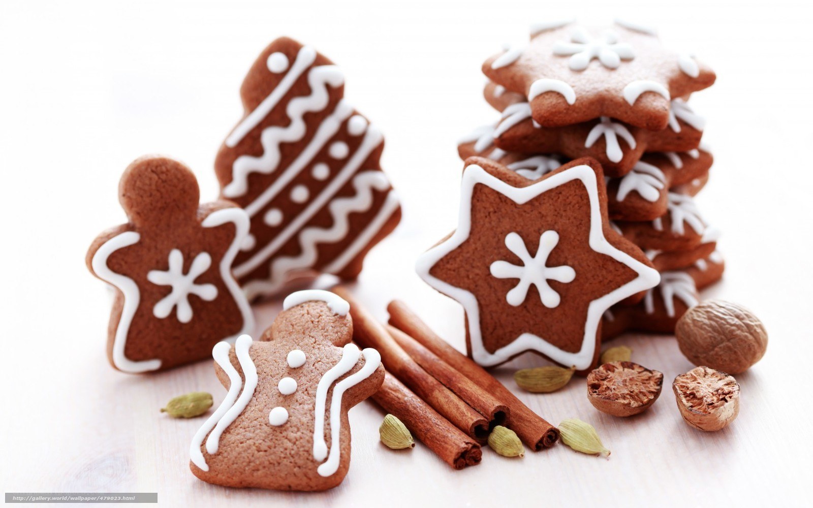 Gingerbread cookies with spices
