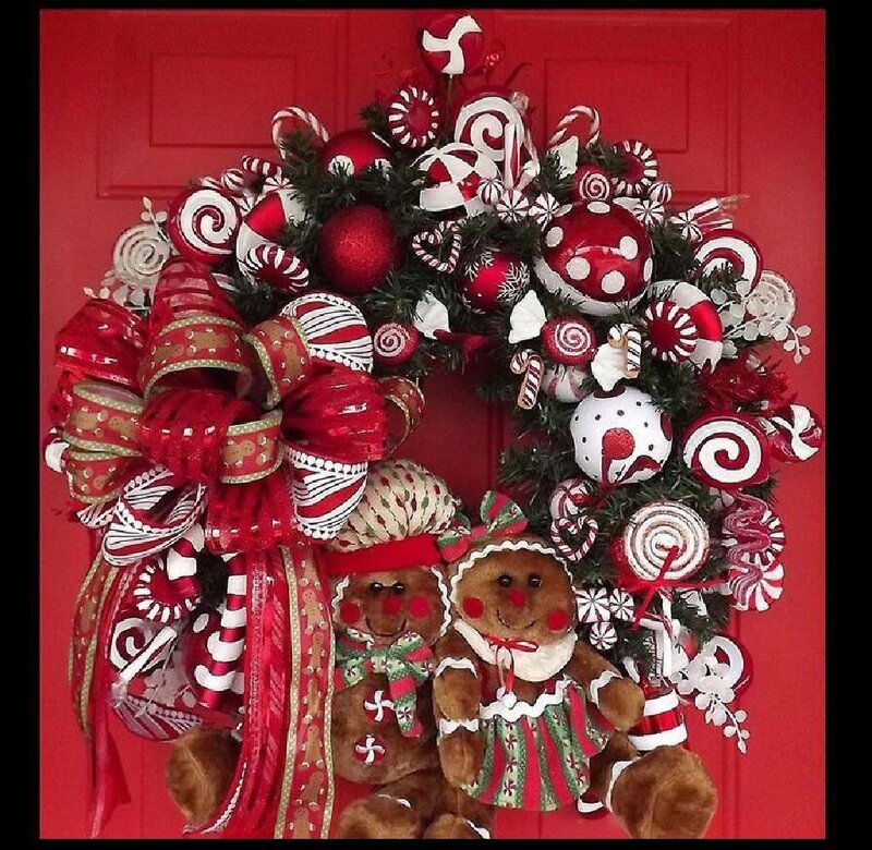Gingerbread Doll Wreath