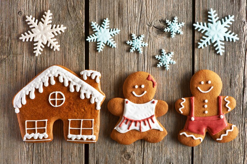 Gingerbread House and Figures
