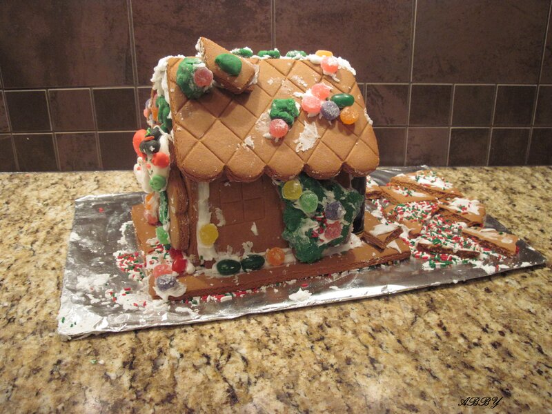 Gingerbread House — Brown, Festive, Winter, Photograph, Candy
