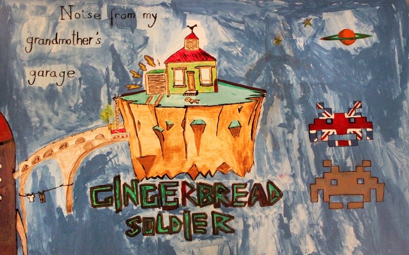 Gingerbread House in Sky