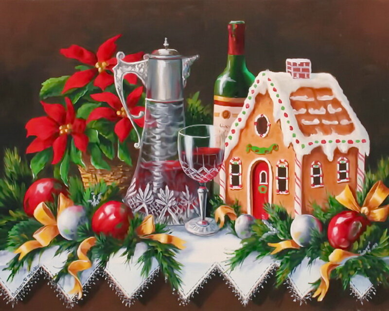 Gingerbread House Still Life