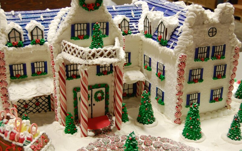 Gingerbread House Village